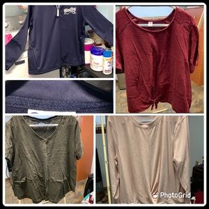 Lot of 4 women’s tops
